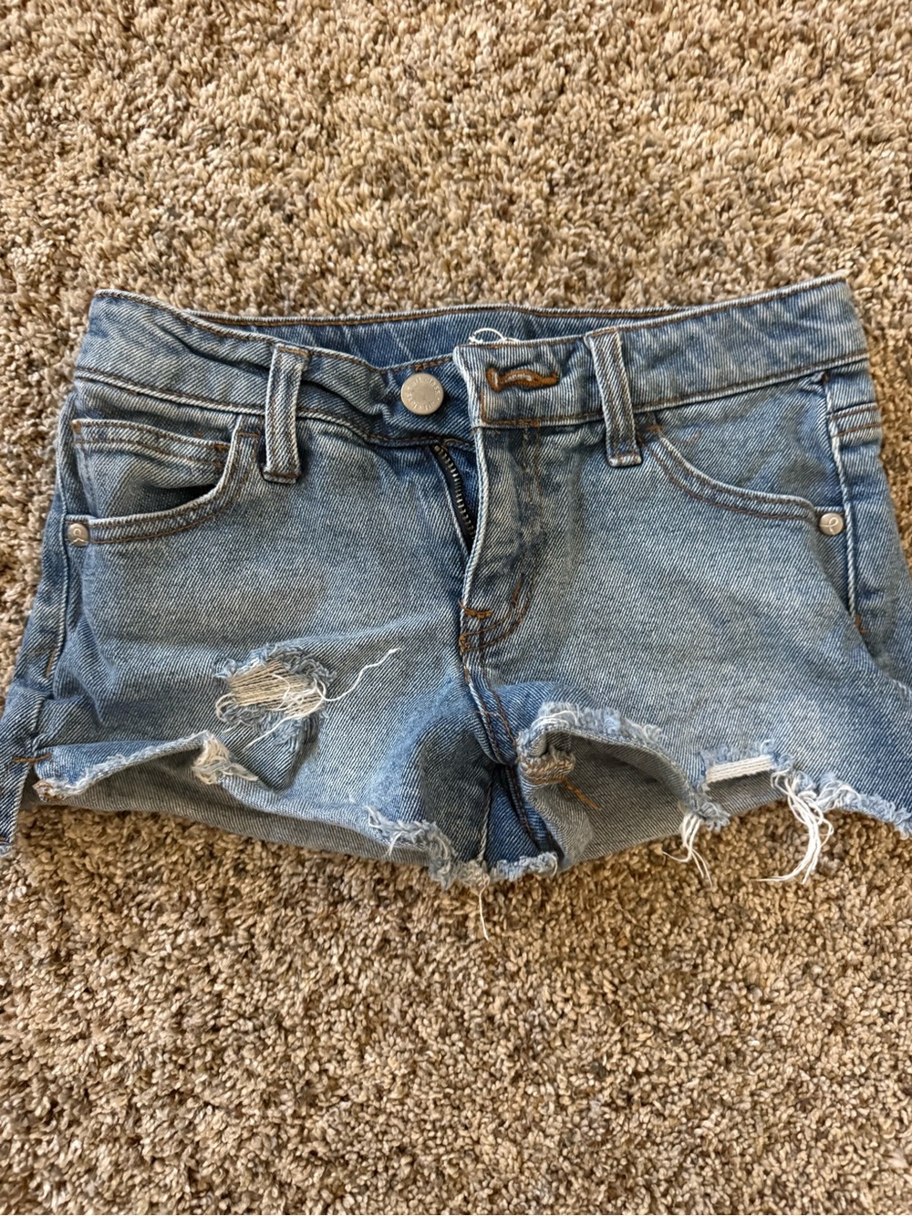 art class Light Wash Ripped Denim Shorts